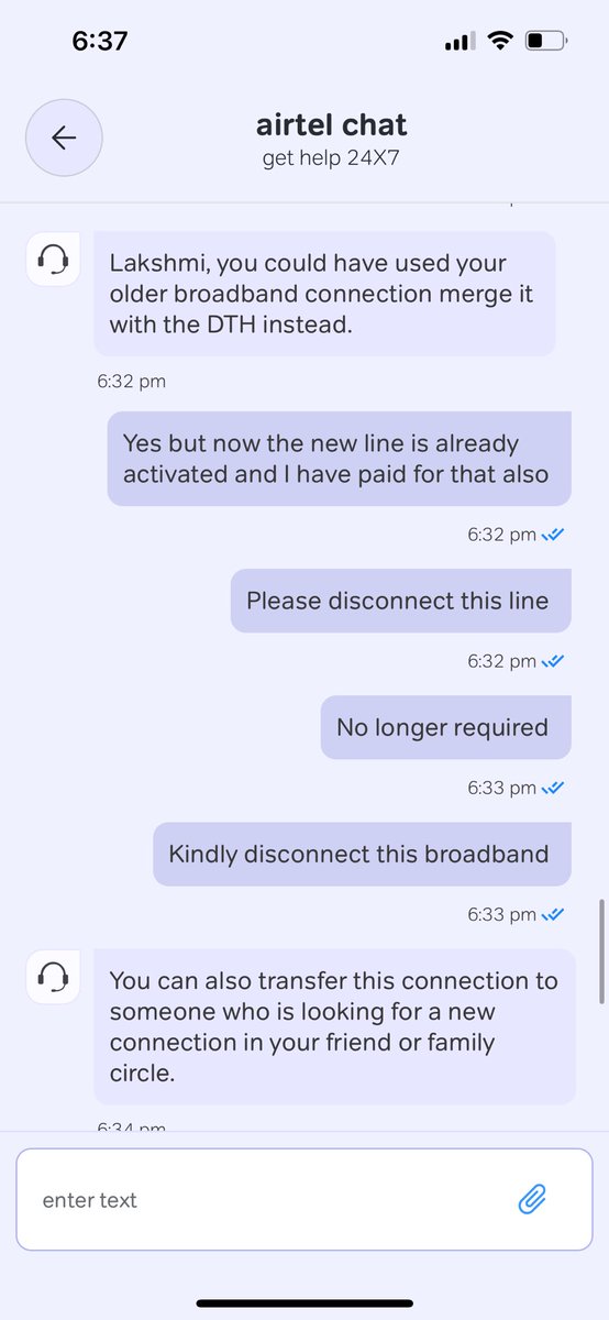 Why is it pure mental torture and harassment for disconnecting a broadband line ? @Airtel_Presence @airtelindia @airtelnews 
#poorcustomerservice #onlineharrasement 

@TRAI