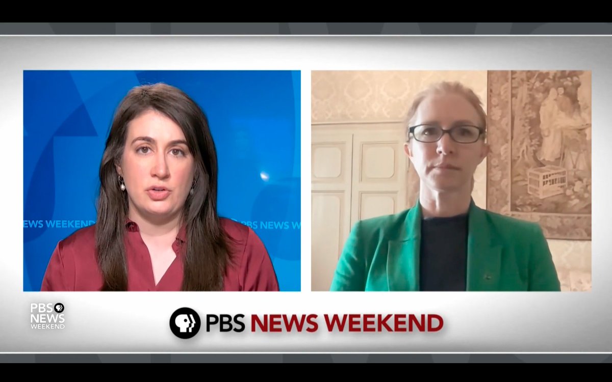 The #Israel-#Gaza war is inflicting a devastating toll—it’s the deadliest conflict for journalists since CPJ began collecting data in 1992. CPJ's CEO @jodieginsberg spoke with @NewsHour's @AliRogin about what can be done to protect journalists in the war: pbs.org/video/dangerou…