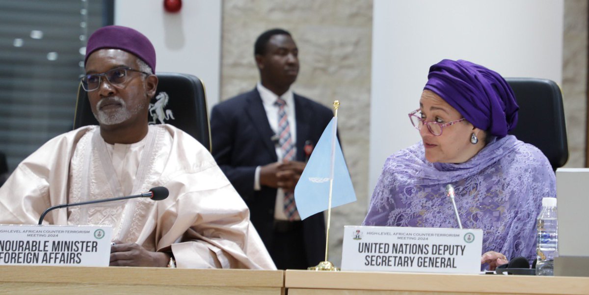 The High-Level African Counter-terrorism Meeting highlights the imperative for ensuring African-led and African-owned solutions to terrorism. For the Africa we want, peace and stable, thriving societies are enabled. un.org/sg/en/content/…
