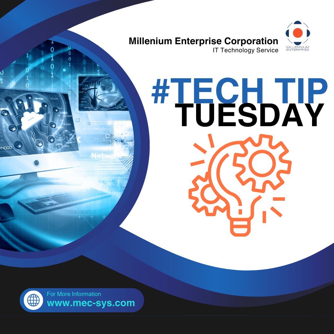 Tech Tip Tuesday: Don't neglect physical security. Secure your devices to protect against theft and unauthorized access. #TechTip #PhysicalSecurity #techtiptuesday #protectyourdevices #mec