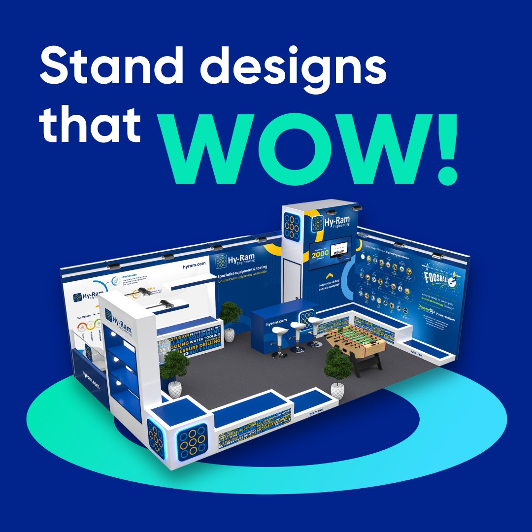 weareteambubble's tweet photo. We're excited to share our latest stand design for Hy-Ram Engineering Co. Ltdย upcoming exhibition in Munich! ๐
We wish the Hy-Ram team all the best for their exhibition and can't wait to see it live in action! ๐
#standdesign #designforprint #exhibitionstand https://t.co/18nwQ0b9LJ