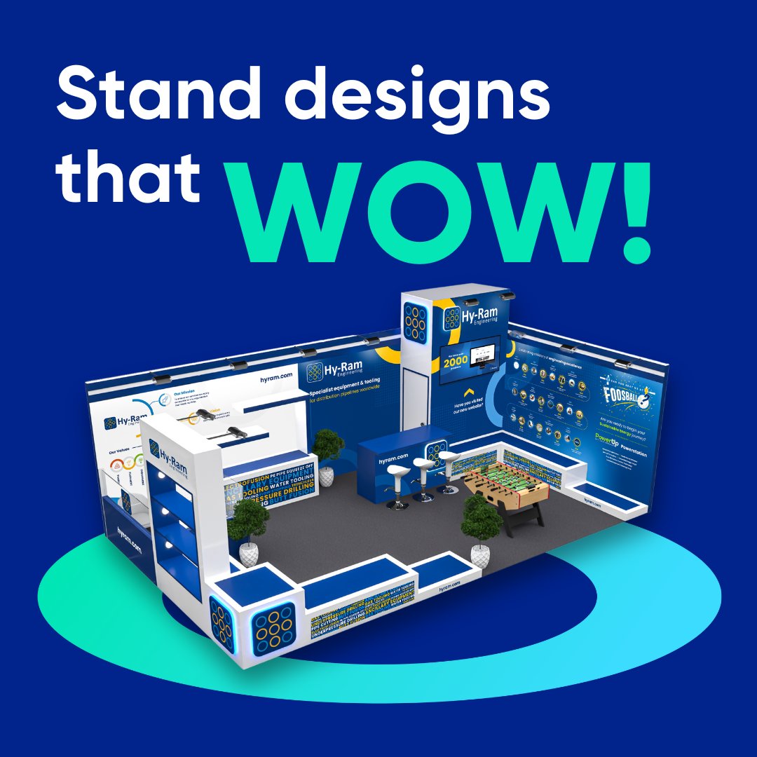 We're excited to share our latest stand design for Hy-Ram Engineering Co. Ltd  upcoming exhibition in Munich! 🎉

We wish the Hy-Ram team all the best for their exhibition and can't wait to see it live in action! 🚀

#standdesign #designforprint #exhibitionstand