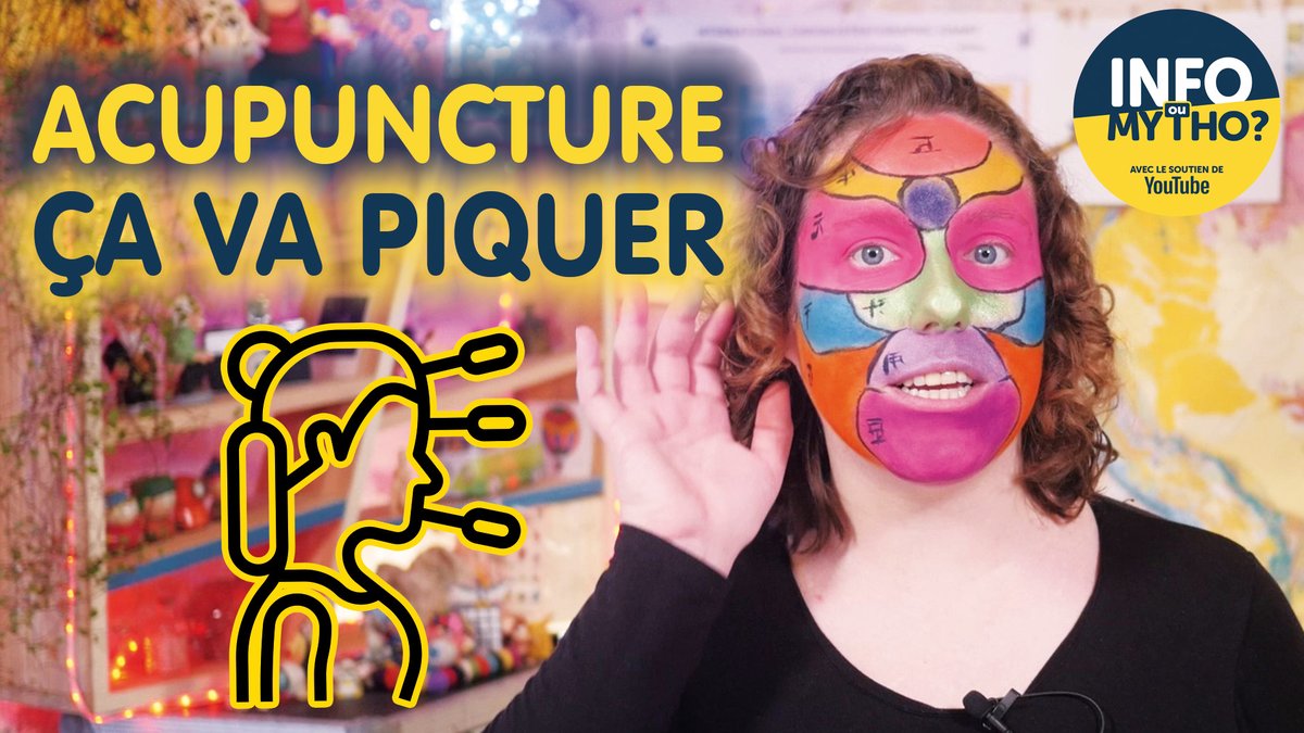 📌L'acupuncture ! 🤣 Cette vidéo est une bonne grosse aiguille dans la botte de ceux qui y croient. 📍 ➡️ youtu.be/48Rgu0jnZo0 avec Valentine de @Sciencecomptoir