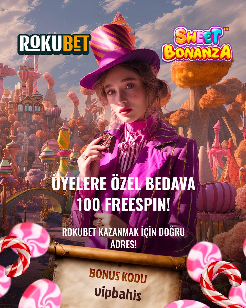 🔥 Sponsorumuz  #Rokubet 'ten

🎁 Herkese 100 Freespin 🎁

⭐️ Promo Kod : vipbahis

🎗 Sweet Bonanza Oyununda Geçerlidir

🔥 Max 300 TL Çekilebilir

❗️ Sadece Linkten Yeni Üyeler Alabilir

✅ Üyelik : bit.ly/447uDsR