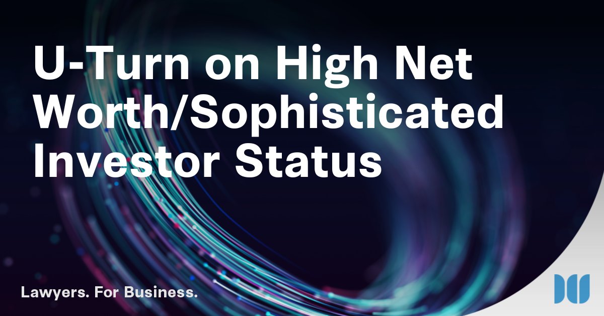 dcslegaluk's tweet photo. In her latest article, Catherine Feechan shares what you need to know about high net worth and self-certified sophisticated investors, including new updated criteria.

Follow the link to learn more: https://t.co/luK9HonS3T

#investors #lawyers #lawyersforbusiness https://t.co/DLedTSZEd9
