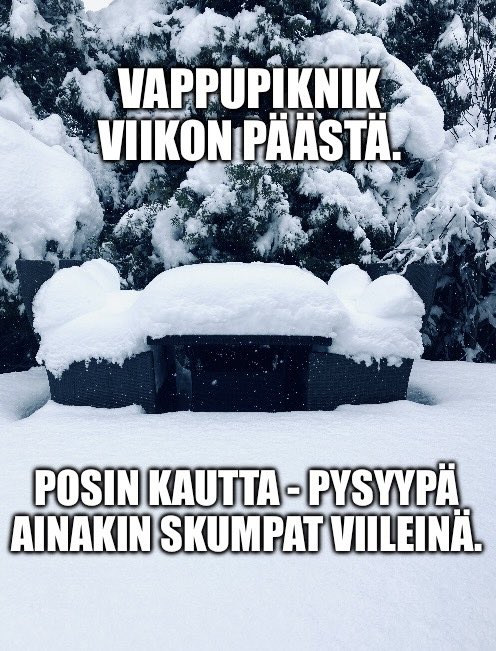 Huhtikuu. Aijjettä tykkään.