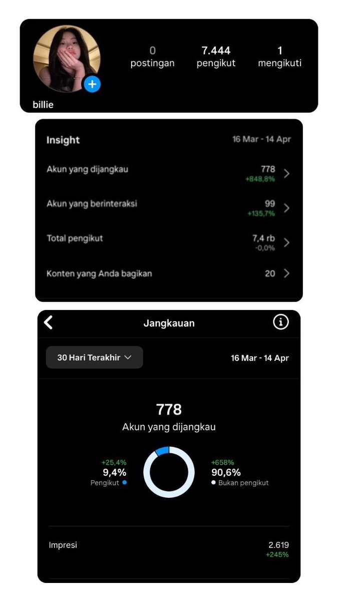 qualilty's tweet image. WTS ACC IG RL F7k+

— tahun pembuatan 2023
— folls hasil mutualan
— views dan insight deres
— wajib ganti all data
— cocok untuk segala jenis akun

💸 220k (nego tipis)

⠀⠀ order?
⠀⠀ 💌 dm @koalazyy
⠀⠀ ☎️ tiny.cc/whatsappTyy

[#zonauang #zonajajan]