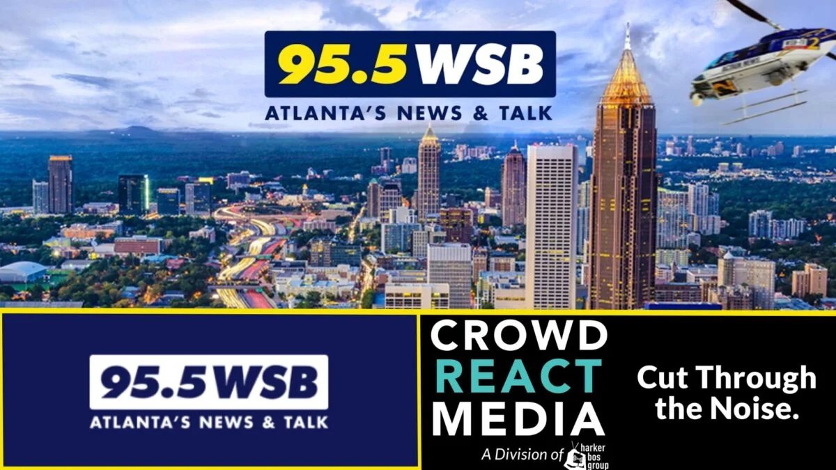 Congratulations to @kencharles @WSBChandler @MarkArum @EWErickson @TVHDoctrine and the team at @wsbradio on a strong showing in the Atlanta winter book. Full ratings report below. >>barrettnewsmedia.com/2024/04/23/95-… ⚡️ @crowdreactmedia, a division of @harkerbosgroup.