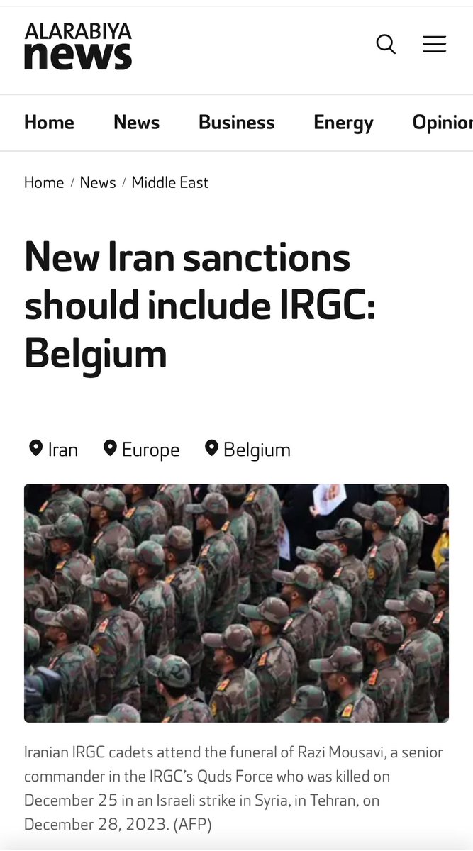 After years of hard work in the parliament the Belgian government finally agrees to put the IRGC on EU’s Terror List. Halleluja!