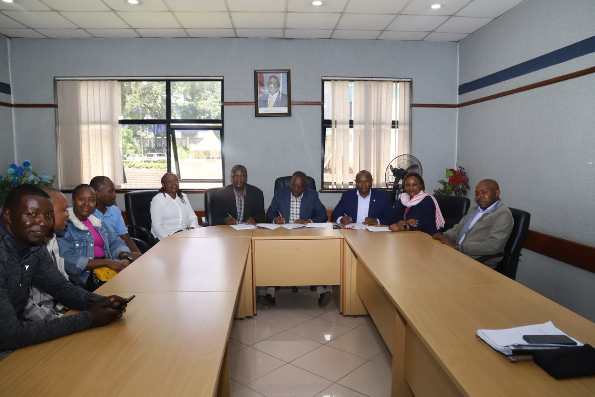 'Exciting news! Karen Country Club and @kudheiha signed a Collective Bargaining Agreement (CBA) at the Federation of Kenya Employers yesterday. Highlights include wage increments and a house allowance. #CollectiveBargaining #LabourNegotiations #EmploymentAgreement 🤝