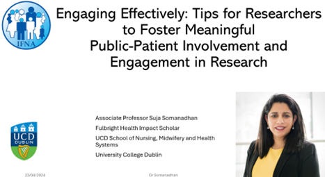 Excited to share insights on Engaging Effectively: Tips for Researchers to Foster Meaningful Public-Patient Involvement & Engagement in Research! It's crucial to bridge the gap between academia & the community for impactful outcomes @IFNA 
  #ResearchEngagement #PPI🌟🔬