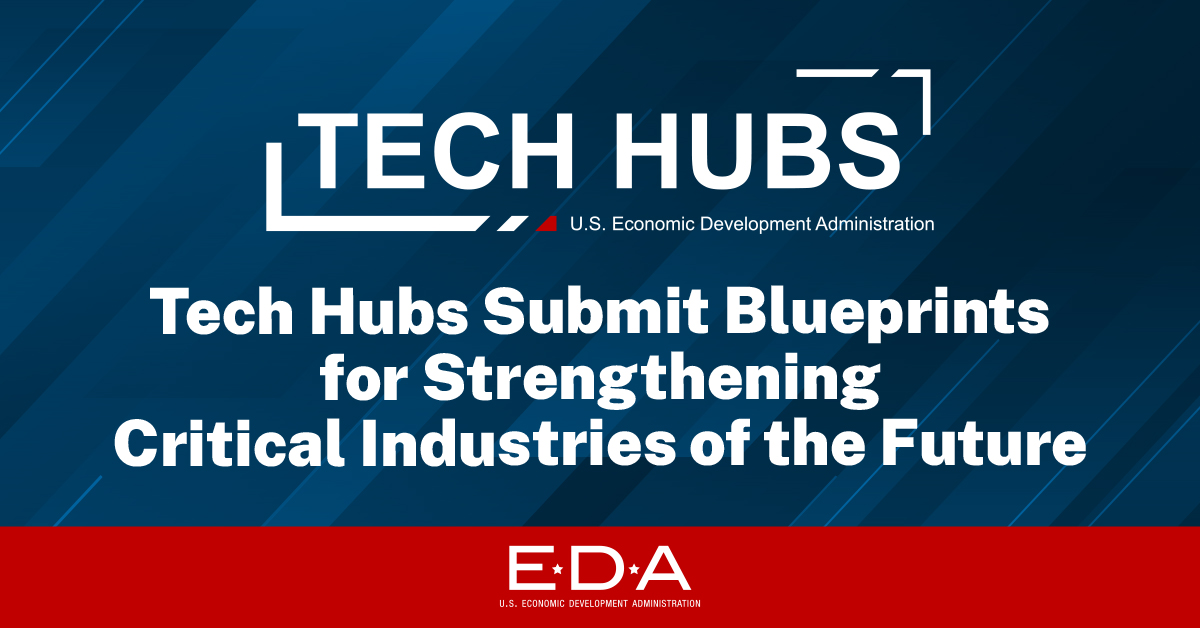 Today, EDA shares insights on the 31 Tech Hubs Designees’ bold vision for transforming their regions into globally competitive critical technology hubs. Take a look. #EDATechHubs 📊bit.ly/4d3Dy2V