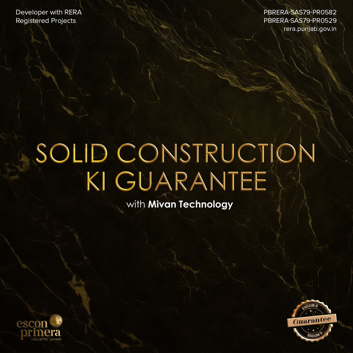 Esconprimeracom's tweet image. #Esconkiguarantee: #Solidconstruction aur #crackproof building ka vaada! Experience #brickless #construction with #Mivantechnology.
Book Your Perfect Haven Now
📞+91-7696663511
🌏esconprimera.com
#mivan #SolidConstructionkiguarantee #esconprimera #zirakpur