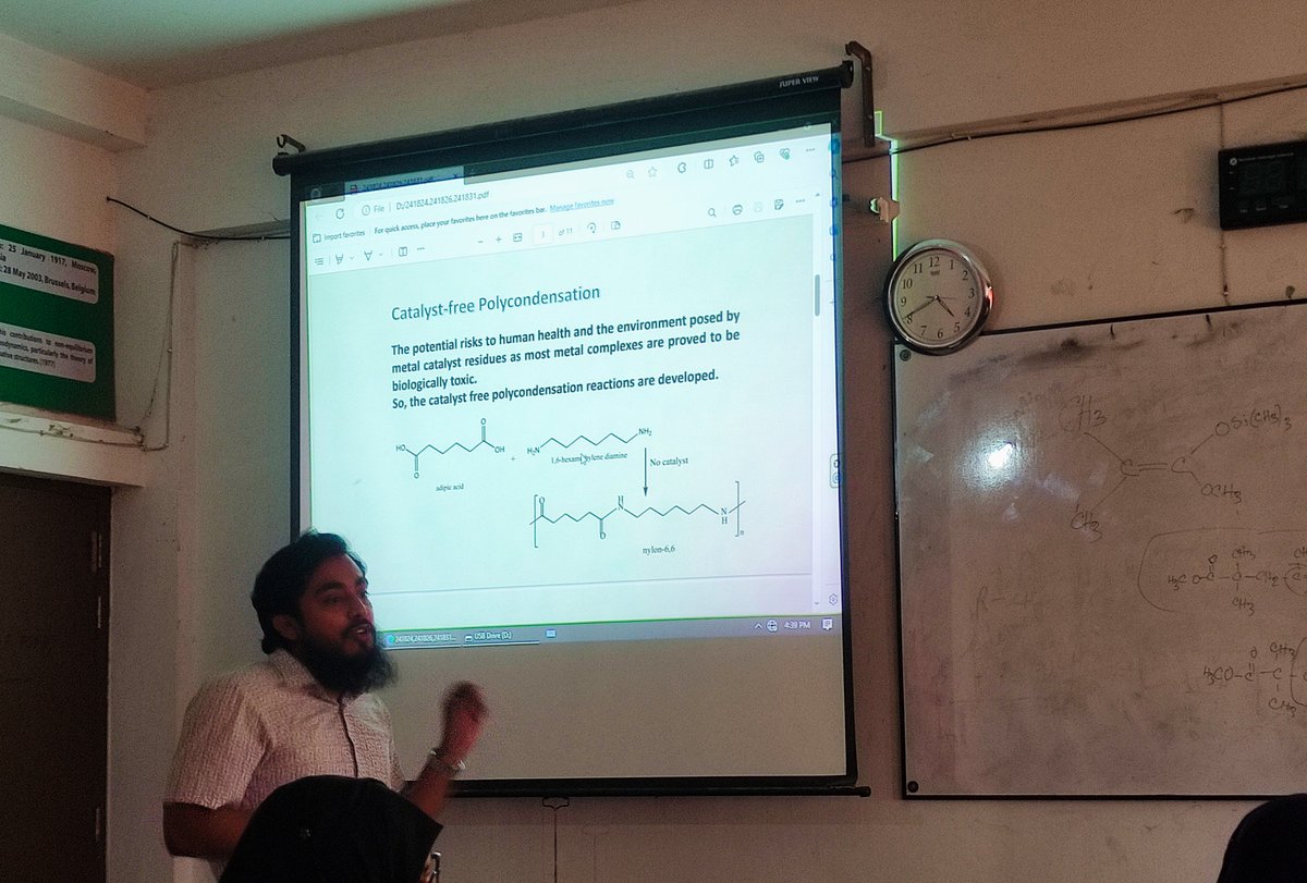 #RAFT_polymerization
#Polycondensation_reaction_without_catalyst
#Presentation
#Khulna_University_Bangladesh