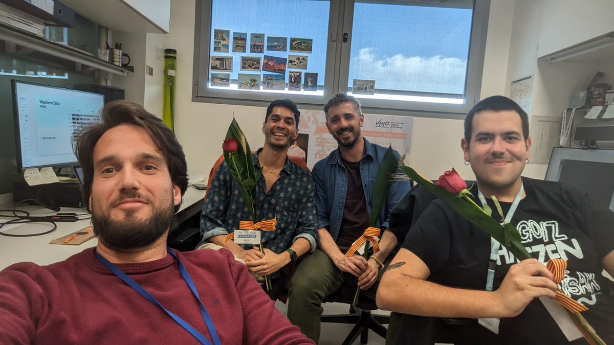 Serrano Lab (@serrano_lab) on Twitter photo Happy Sant Jordi from the Sarcoma laboratory members! 🐉🌹 <a href="/VHIO/">Vall d’Hebron Institute of Oncology (VHIO)</a> Happy Sant Jordi from the Sarcoma laboratory members! 🐉🌹 <a href="/VHIO/">Vall d’Hebron Institute of Oncology (VHIO)</a>