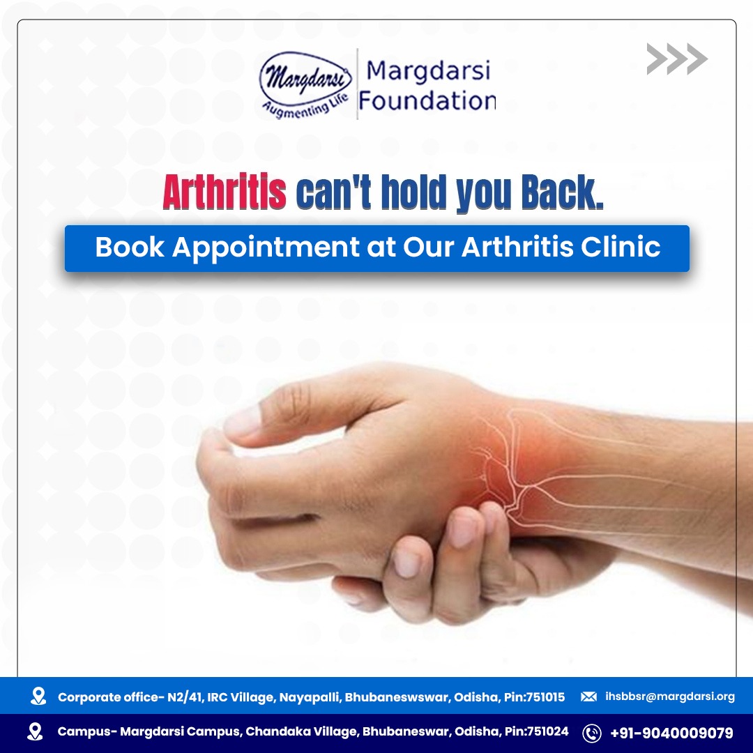 Don't Let Arthritis Dim Your Light: Find Relief and Reclaim Your Active Life at Margdarsi Foundation's Arthritis Clinic!

Book an appointment at Margdarsi Foundation's Arthritis Clinic today!

#Margdarsi #ArthritisClinic #LiveLimitless #PainManagement #ArthritisRelief