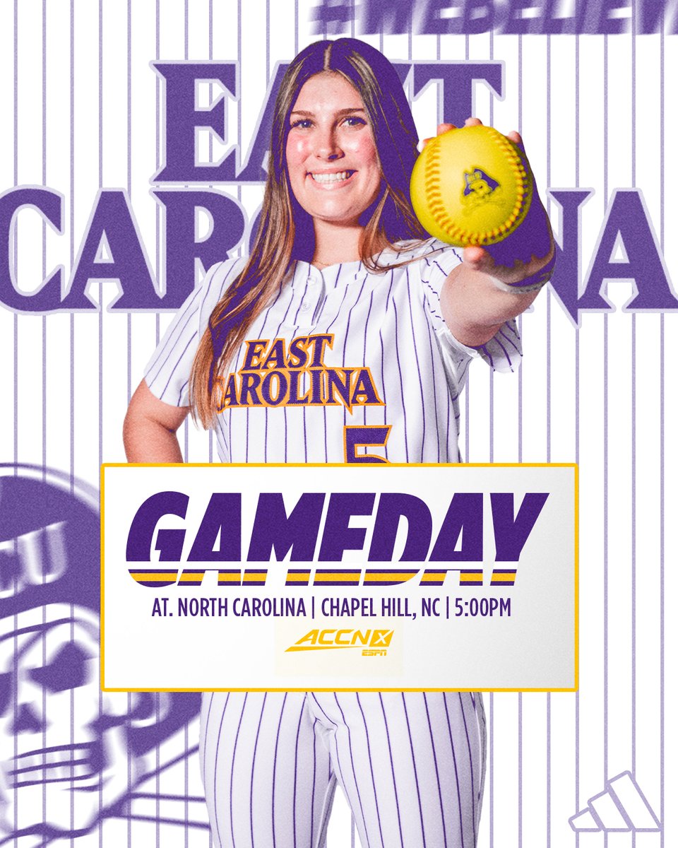 East Carolina vs. North Carolina today at 5PM!🔥 📺 - espn.com/watch/player/_… 📊 - stats.statbroadcast.com/broadcast/?id=… #GoPirates | #WeBelieve