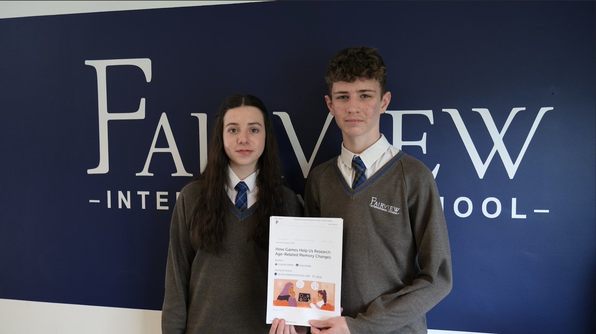 Well done to our young scientific reviewers, Leah, Lewis and Hazel who have been published in the journal “Frontiers for Young Minds” as collaborators. Great work, guys! 🔬 #science #passiondriven #ibschool #FairviewBofA