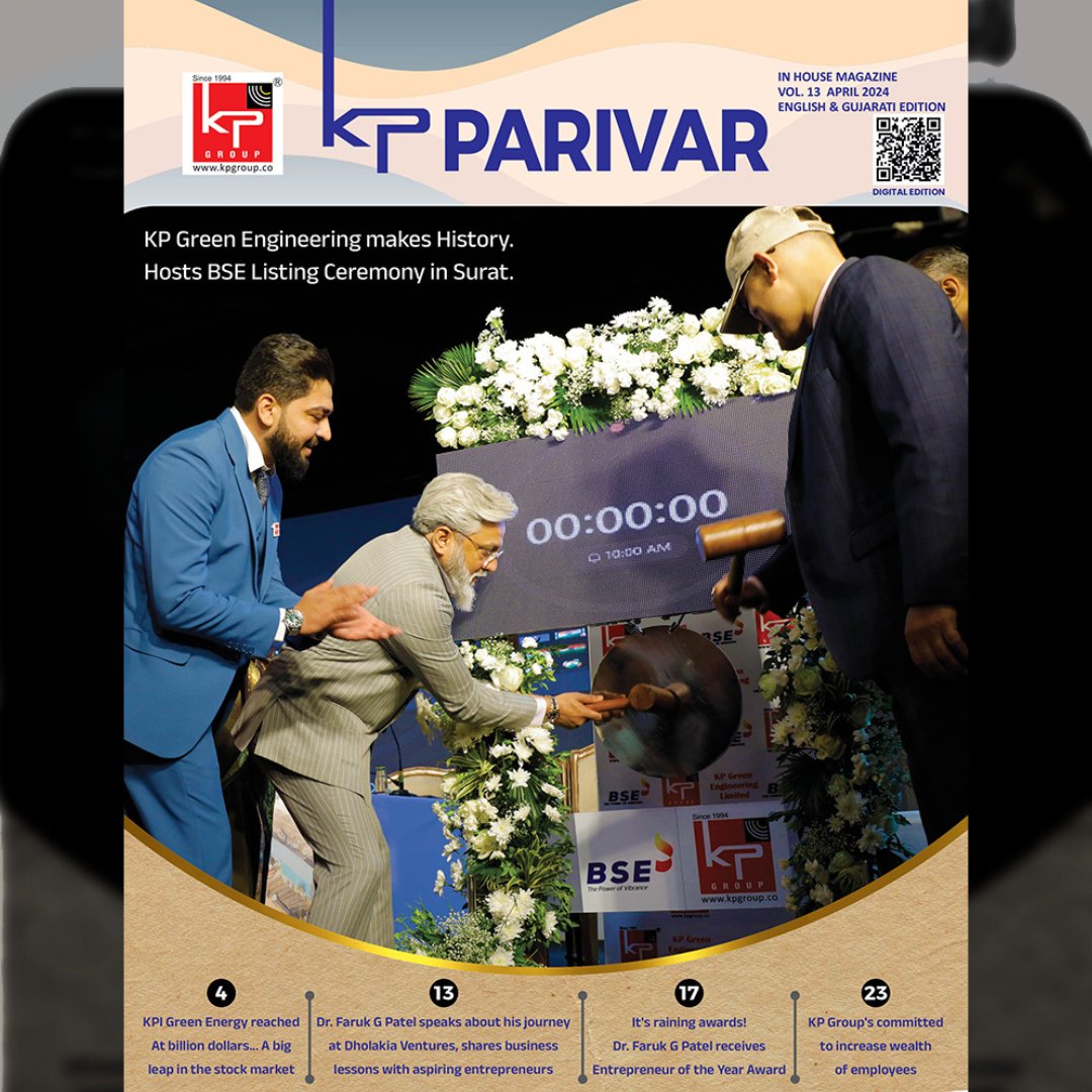 It's time to unlock the exclusive highlights of our last quarter. Catch up all KP Group events in our latest edition of inhouse magazine 'KP Parivar'. Link : kpgroup.co/ipages/flipboo… #kpparivaar #kpgroup #drfarukpatel #farukpatel