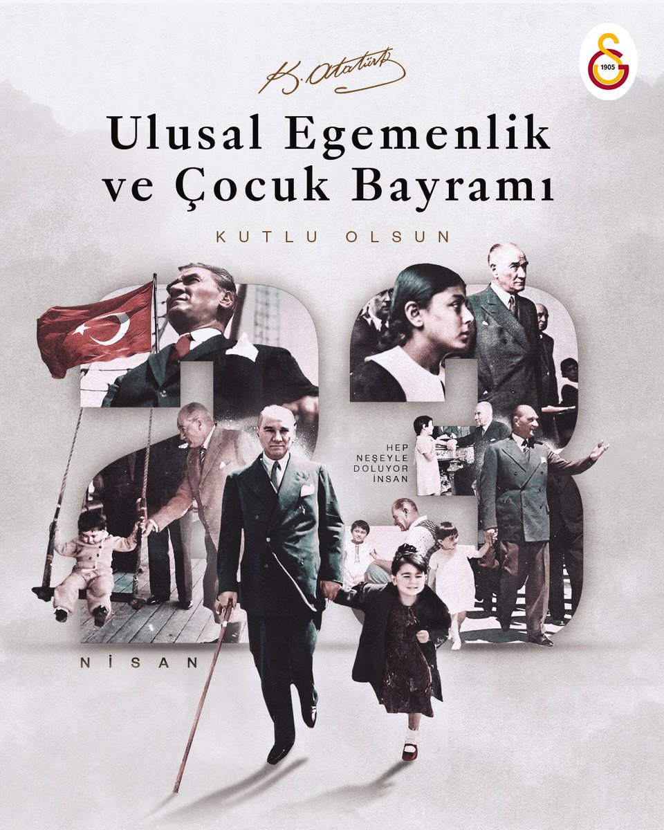 Egemenlik kayıtsız şartsız ulusundur. Ulusal Egemenlik ve Çocuk Bayramımız Kutlu Olsun.