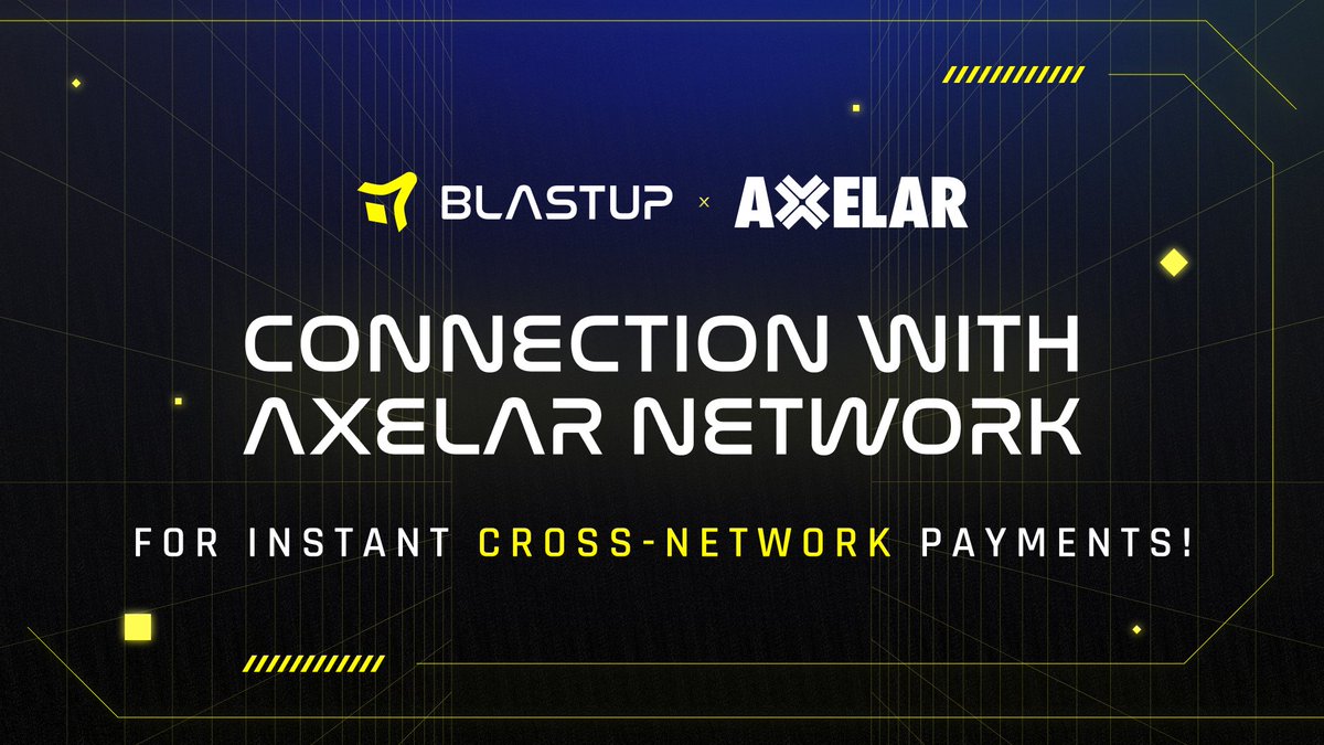 Attention, friends! 🎉 We are excited to announce our thrilling integration with @axelarnetwork! This is a true breakthrough moment! 🤝 Soon, with the launch of the full version of our launchpad, we will be able to provide our users with instant cross-network payments, powered