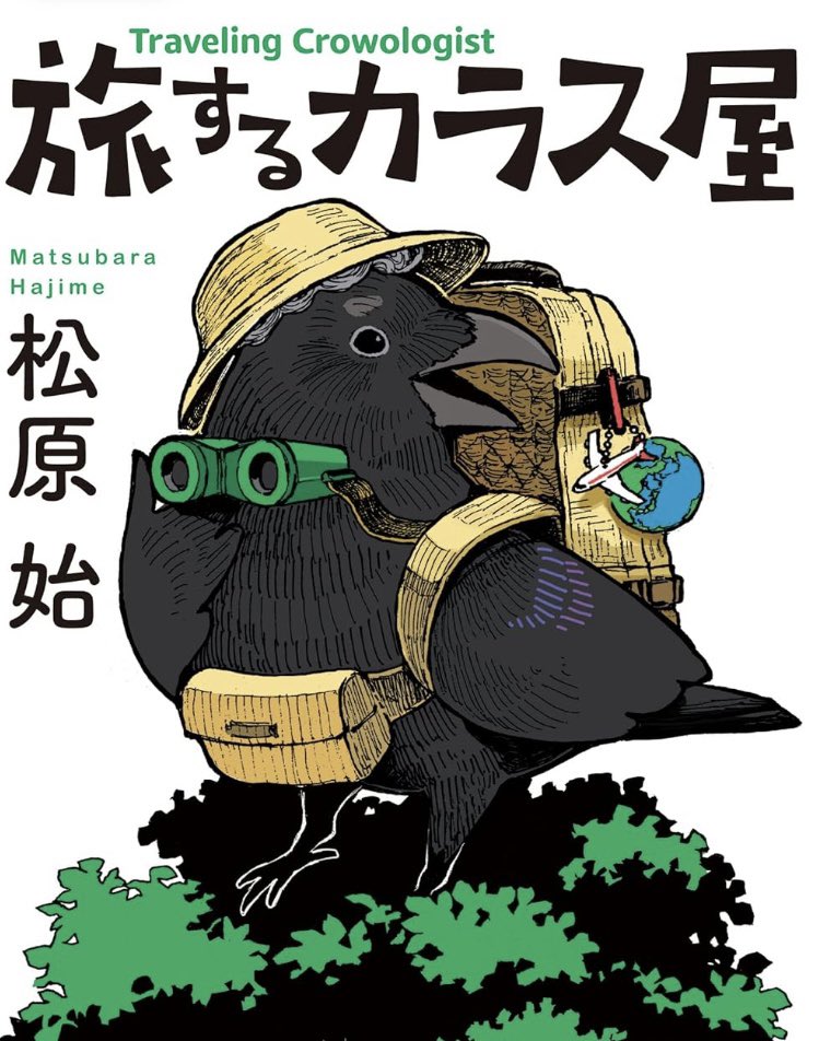 以前カラスの書籍のイラストを描かせていただいたので...ちょっとだけ宣伝も...

こちらの書籍も面白いですよー! 
