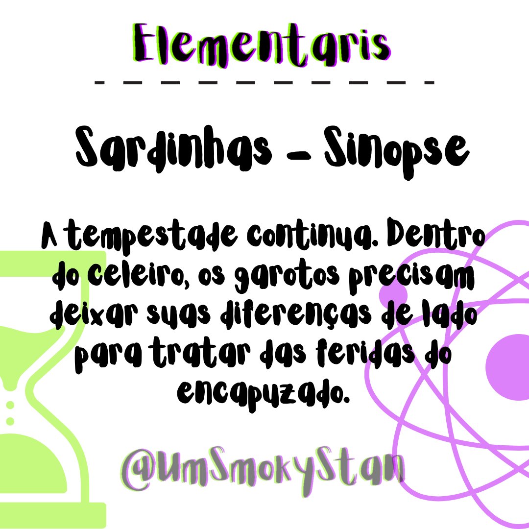 UmSmokyStan's tweet photo. 🚨 Sinopse Oficial do Episódio 2:

O que vocês esperam desse episódio? Comentem aqui suas teorias e expectativas 👇🏼

#Elementaris https://t.co/OarNDKnQsq