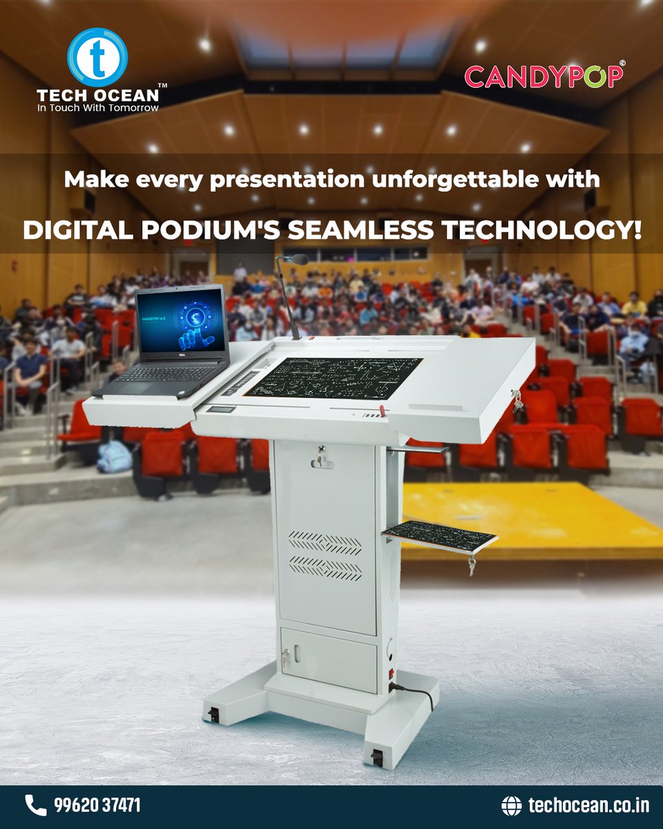 📚Make every presentation unforgettable with Digital Podium's seamless technology!

1800 309 0905 / 99620 37471
candypopinteractive.com

#DigitalPodium #InteractiveTeaching #TechIntegration #EdTechSolutions