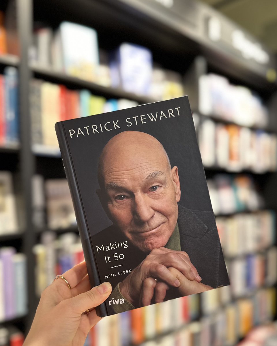 Patrick Stewart (@sirpatstew) on Twitter photo I hear #MakingItSo had made its way to Germany and Austria! Thank you to my publisher <a href="/rivaverlag/">riva Verlag</a> for this photograph of the German translation on shelves at <a href="/_thalia_de_/">Thalia Buchhandlung</a>. An die Leser, viel Freude damit! I hear #MakingItSo had made its way to Germany and Austria! Thank you to my publisher <a href="/rivaverlag/">riva Verlag</a> for this photograph of the German translation on shelves at <a href="/_thalia_de_/">Thalia Buchhandlung</a>. An die Leser, viel Freude damit!