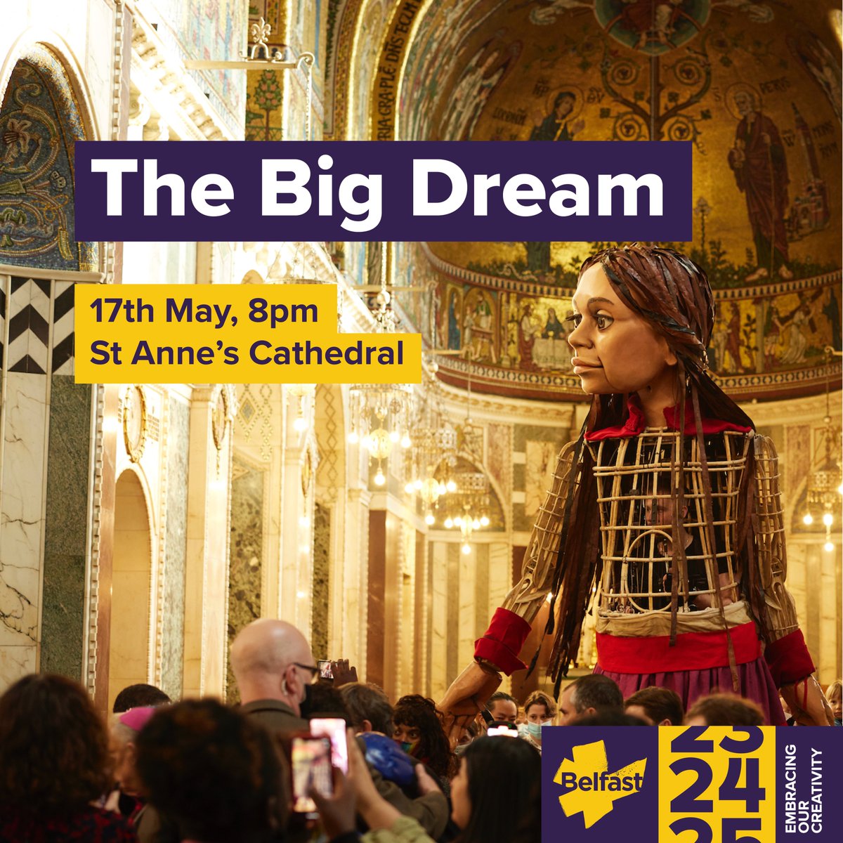 The Big Dream 🌚 A dreamy night of music and celestial celebration featuring some of Northern Ireland’s most exciting musical talent: Beauty Sleep, Winnie Ama, Hex hue, Huartan, Laytha, Garrett Laurie, The Sanctuary Choir and more to be announced. As the sun makes way for the