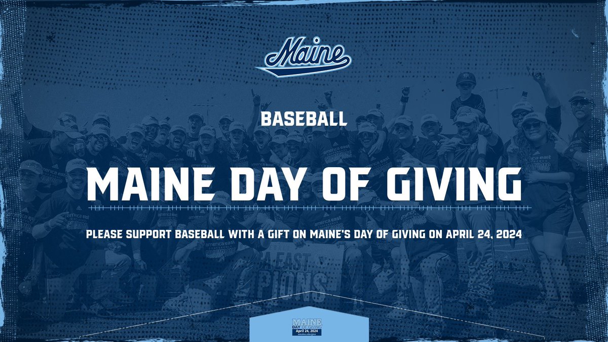 We are less than 24 hours away from the Maine Day of Giving! Your support means so much to our athletes and our program!

#blackbearnation | #wineverything