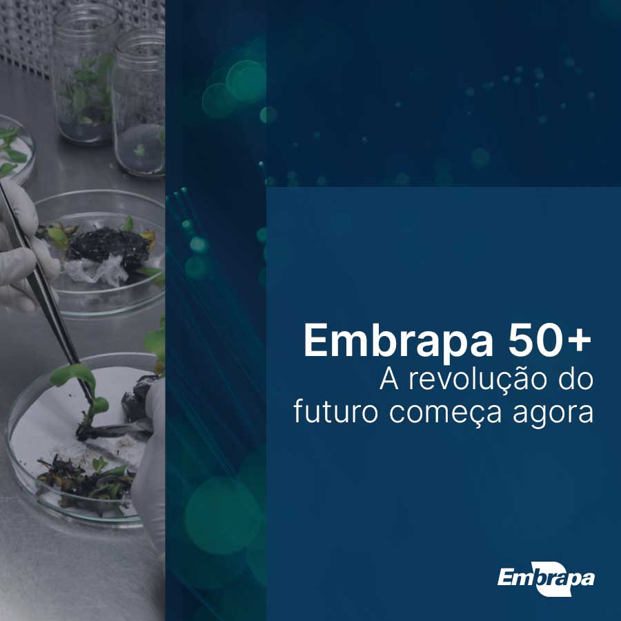 embrapa's tweet photo. No dia 26 de abril, a Embrapa completa 51 anos. Para marcar esse novo ciclo, promoveremos o Embrapa 50+ onde, inspirados pelas inovações que ajudaram o Brasil a experimentar uma revolução no campo, apresentamos nossa estratégia para os próximos 50 anos. https://t.co/eBls99mZDr https://t.co/TF9GXuYFSz