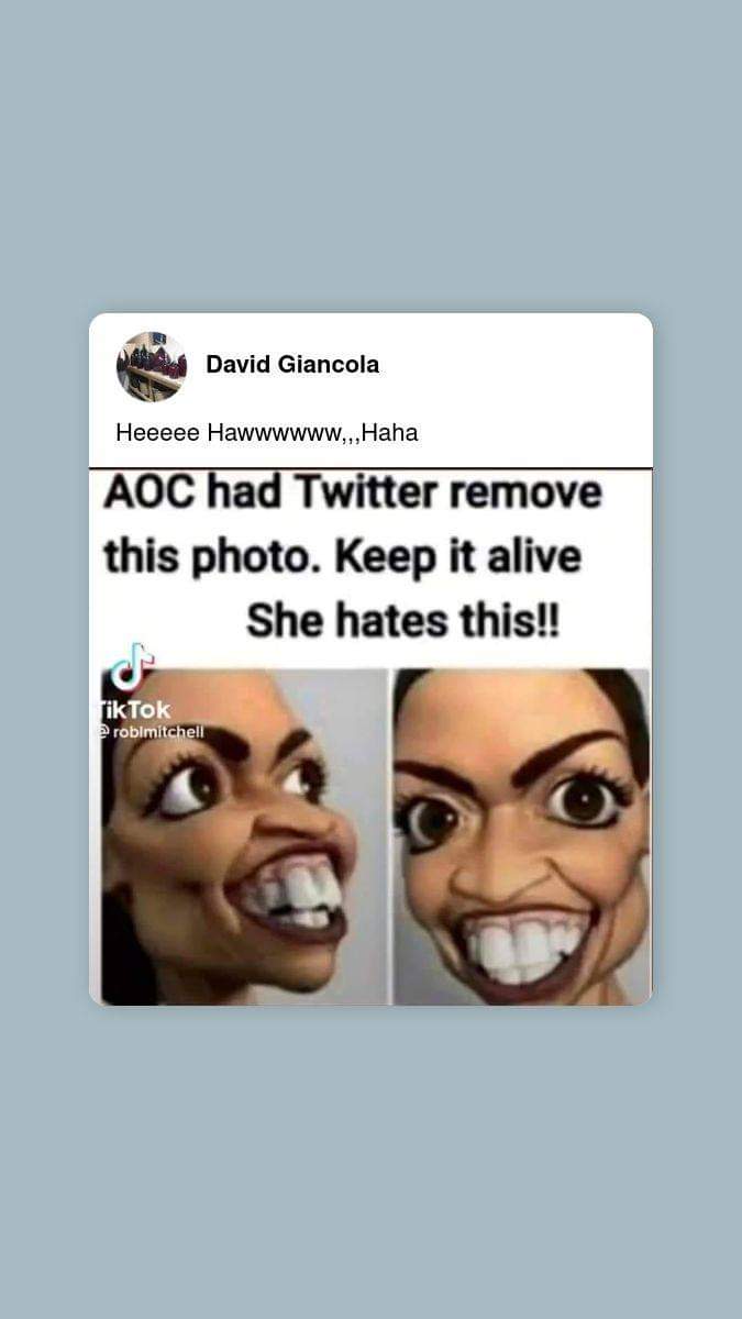 plowman32's tweet photo. @AOC https://t.co/GJXxP3abBj
