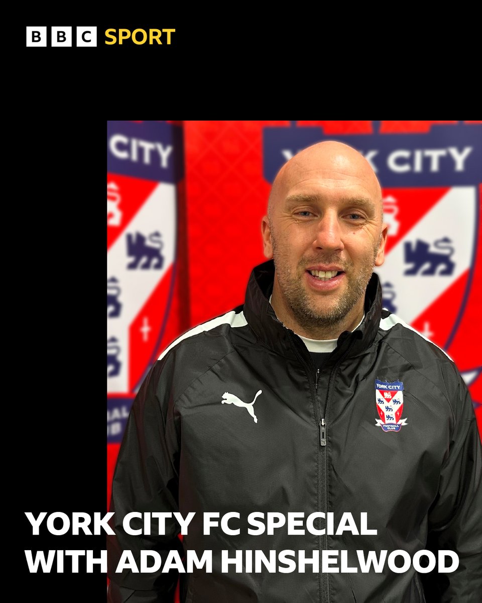 ⚽️YORK CITY SPECIAL⚽️ City boss Adam Hinshelwood is on air with us NOW! ☎️0800 111 4849 📱81333 (York) #YCFC