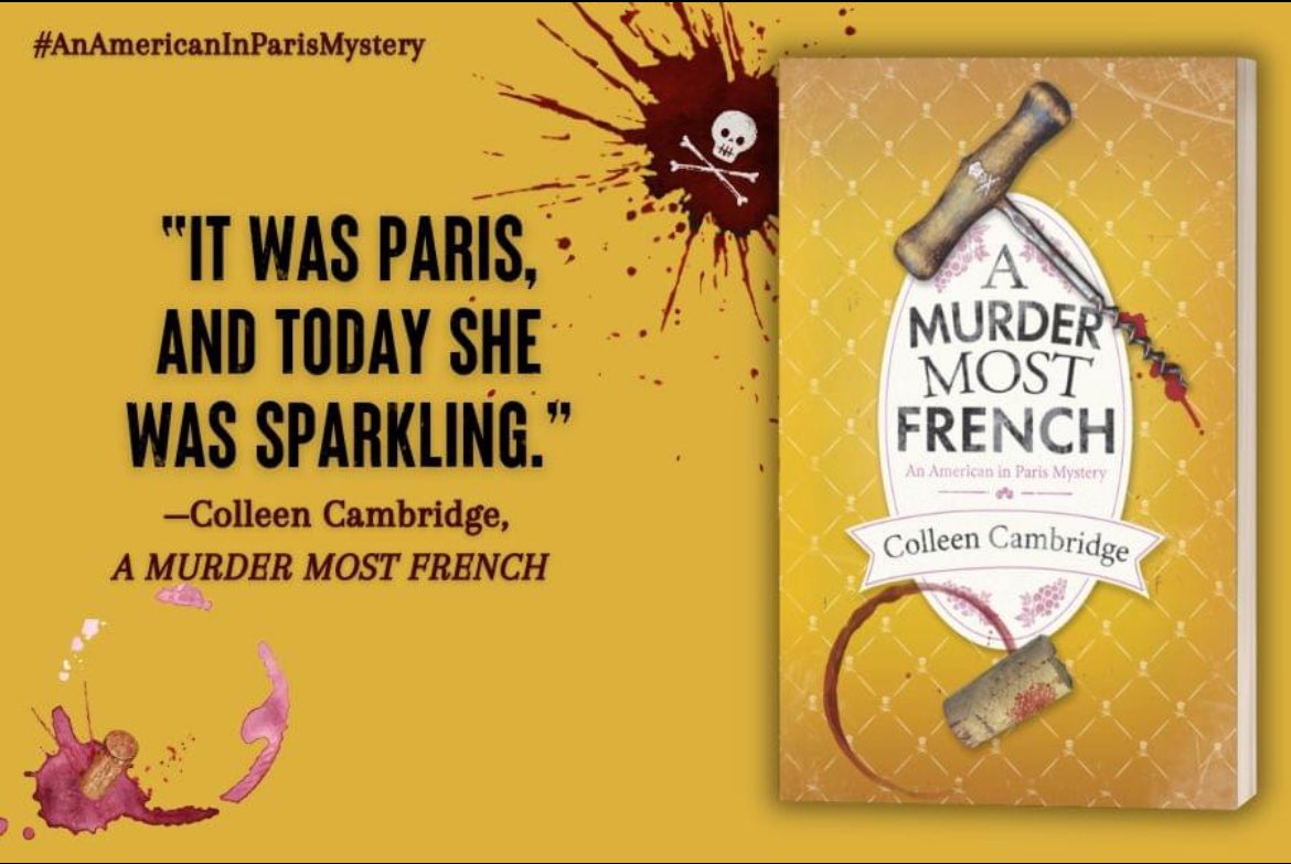 It’s here! The second book in my #anAmericaninParismystery series! Starring a former Rosie the Riveter who moves to postwar Paris & befriends #JuliaChild 😎🔥 Unfortunately the two women keep running into dead bodies… 🧐🤷🏻‍♀️ ✅my website for events deets