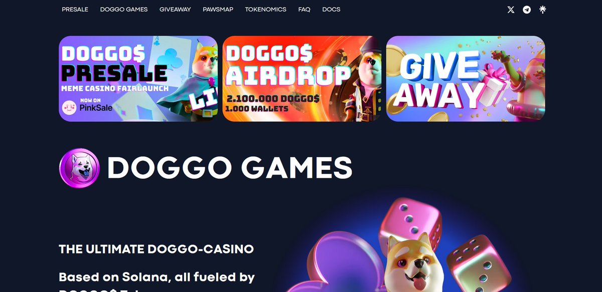 🔥#Pinksale is proud to announce the team from DOGGO GAMES is coming onboard for their #Fairlaunch. 👌 Round the clock support and networking opportunities are available to all projects on Pinksale. 🚀 Check them out below: pinksale.finance/solana/launchp… #SOL #BNB #BTC