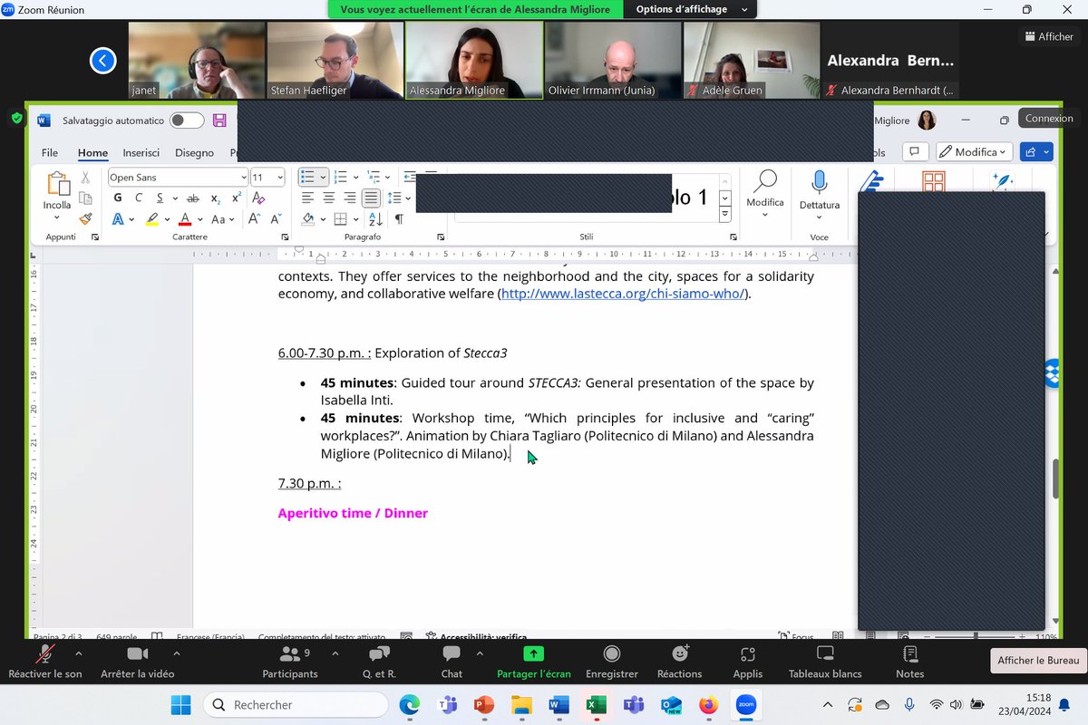 collspaces's tweet image. 💡Meeting of our executive committee... Working hard on our projects: JOCO, open seminars, off the track event at the next EGOS conference... #RGCS #RGCSexecutivecommittee