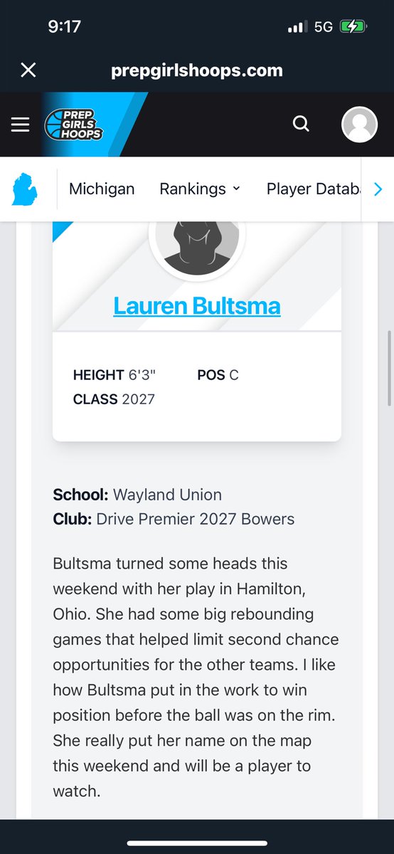 West Michigan Drive 17u Bowers tweet media