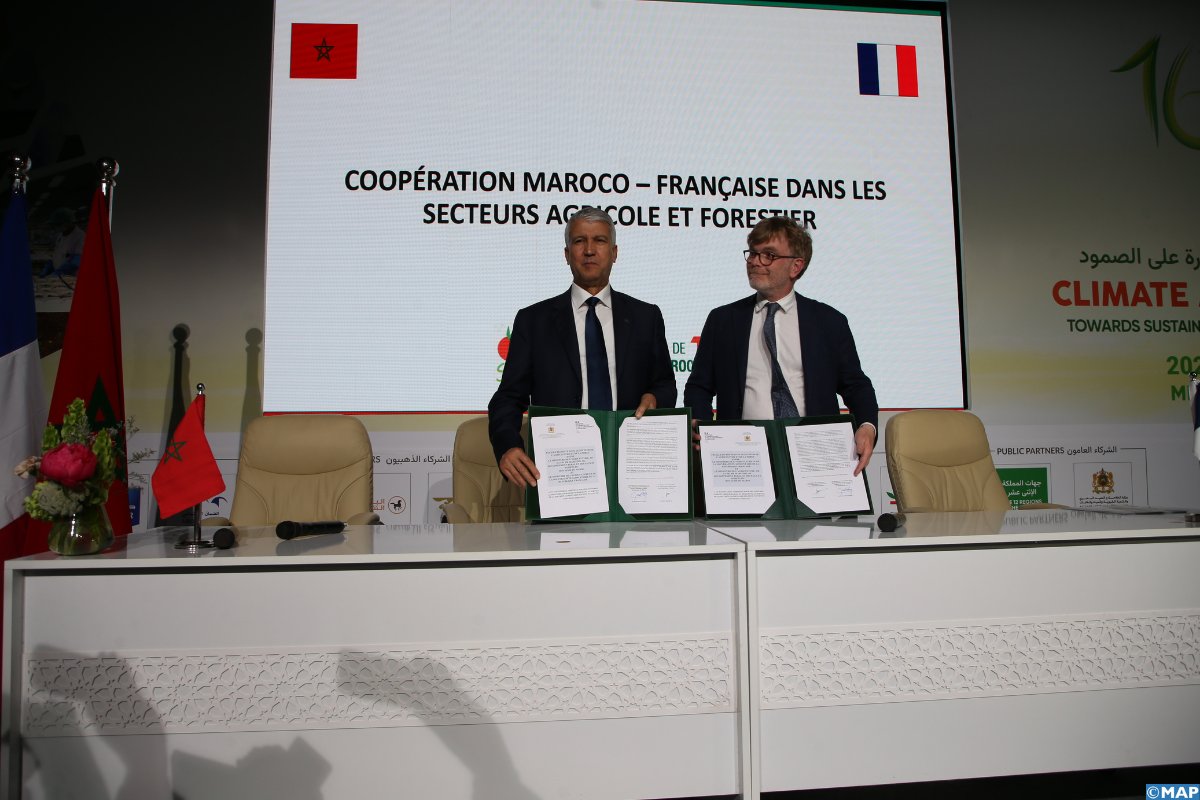 Morocco, France Sign Partnership Roadmap in Agricultural and Forestry Sectors t.ly/3l6wH