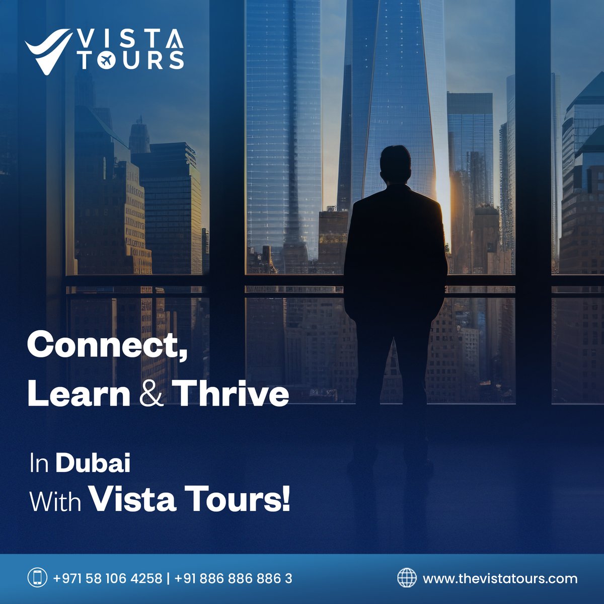 Unlock Dubai's success with Vista Tours. Connect with industry players, learn from experts and thrive in business. #dubai #networking #industryexperts