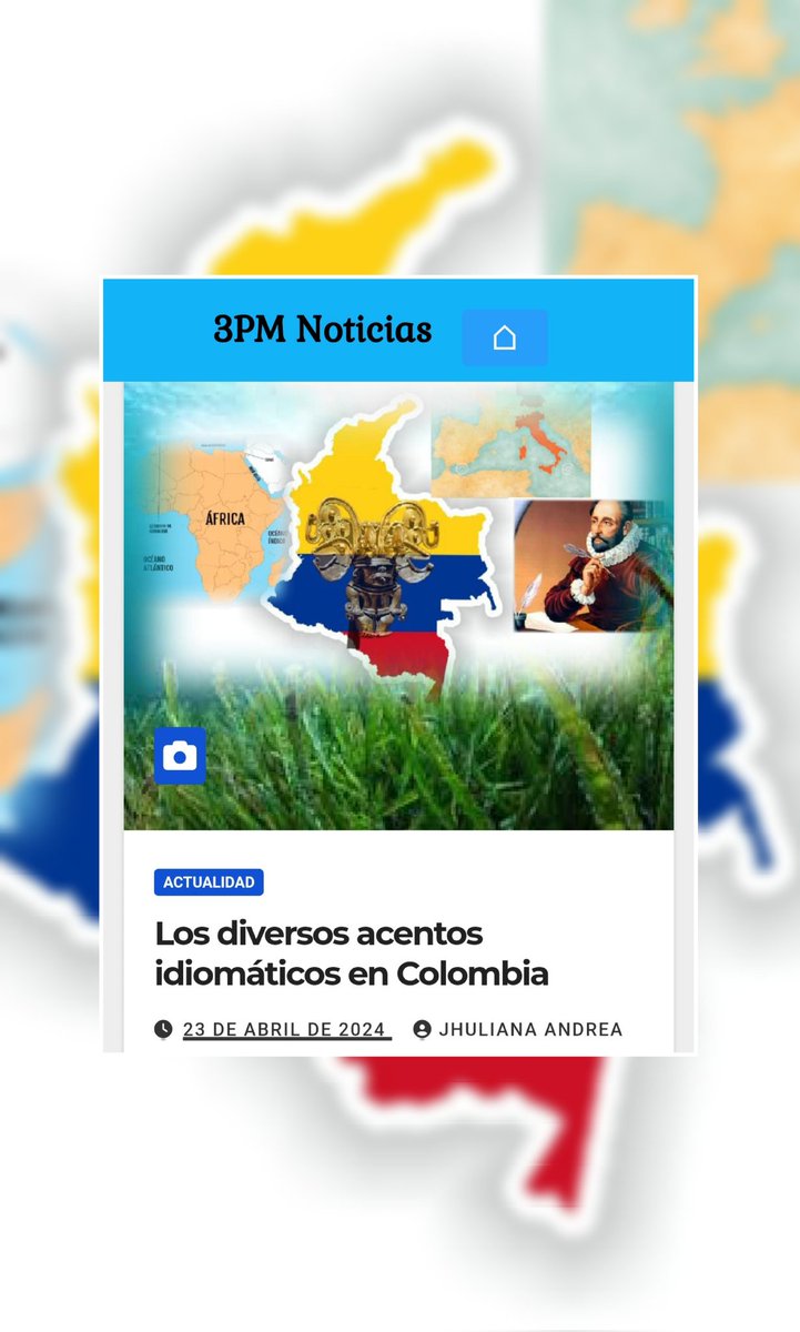 📌 En el día del idioma:
3pmnoticias.com/actualidad/los…
🔺¿Cuál es el origen de los acentos idiomáticos en Colombia?🔺
@CulturaenBta @mincultura
@Bogota @Fontibon_Bogota
 @idiomas_uec
#DiaDelIdioma #acento #DiversidadCultural #diversidaddialectica #colombia #idiomas #acentos