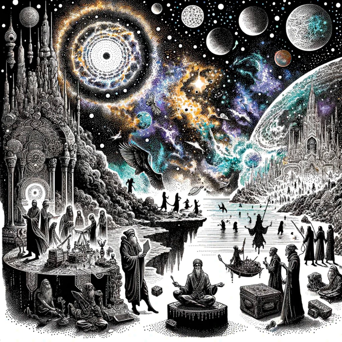 NP: New album out yesterday, 'Eternal Echoes: The Ballad Of The Astral Elves' from Austrian band Illusions Of An Orange.
#NowPIaying #SpaceRock #PsychRock