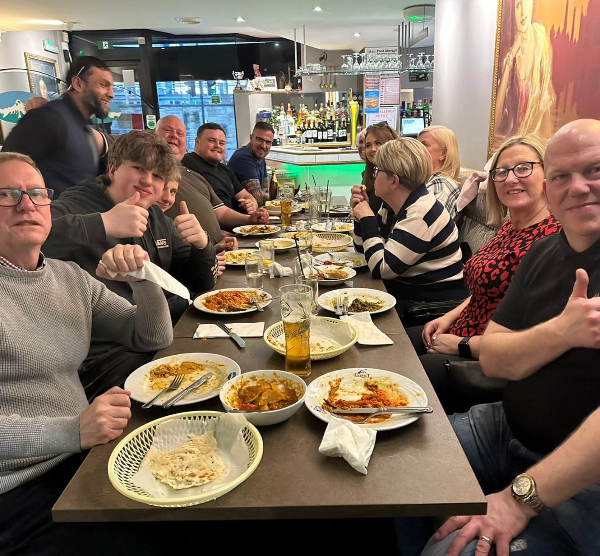 EverestRestaur3's tweet photo. Join us TONIGHT and enjoy a delicious thali tray (dine in only every Tuesday) with 4 varieties of curry, rice &amp; a freshly baked naan bread or roti from only £16.50 per person.

Choose from a meat selection thali (lamb &amp; chicken) or a fresh veg thali, including a tarka daal 🤤 https://t.co/ya1VezqBAw