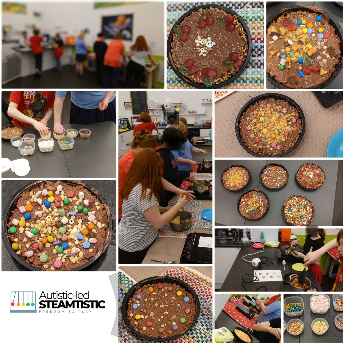 Life skills and #chocolate. Well done guys 👍🏼 #STEAM #STEM #autisticled Thank you to @spacesensory and @AutisticGirls_  @BSACommunities  #collaboration #communities #WeareCWVA