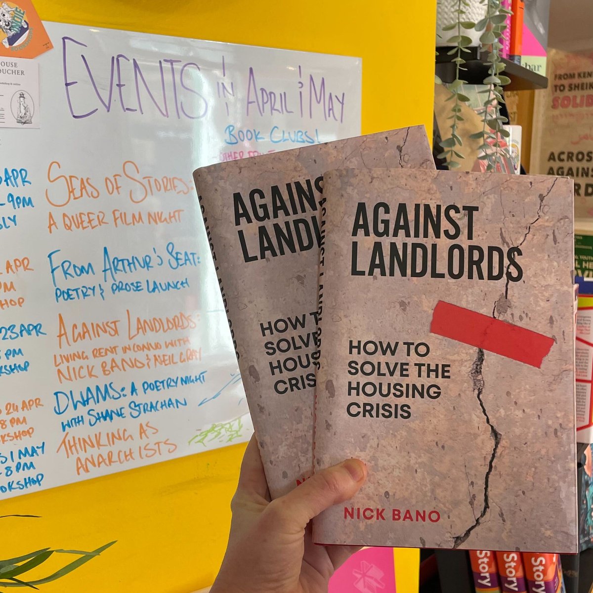 How do we actually solve the housing crisis? Away with landlordism, says @NickBano ! Join us to discuss why and how with Nick and @LivingRent_Edi tonight! 6pm in the shop lighthousebookshop.com/events/against…