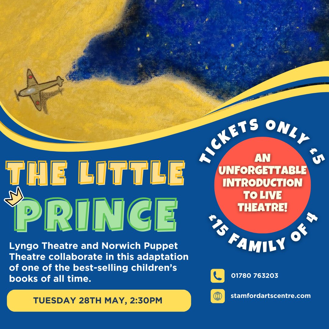 ❗Look no further for an unforgettable introduction to the magic of the live theatre! Tickets are available for just £5 each or £15 for a family of four. 👉 tinyurl.com/munyf6ff