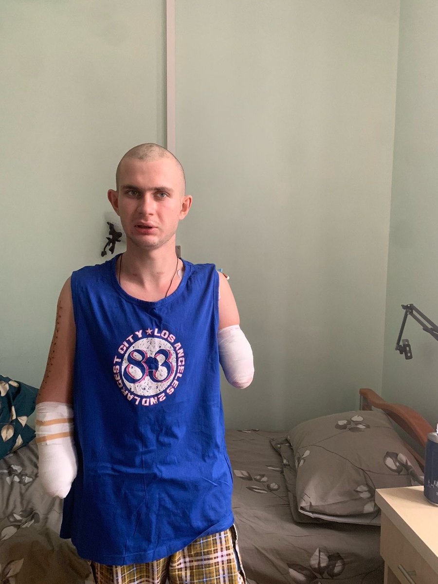 Поширьте будь ласка🙏

Сухарук Віталій виконував бойові завдання у складі 25 бригади ДШВ.
Нажаль у свої 23 роки хлопець залишився без 2 рук і переніс дуже багато болю.

Давайте допоможемо хлопцю зібрати на титановий імплант в руку.

Реквізити:
send.monobank.ua/jar/9cC7p4HERw

Номер