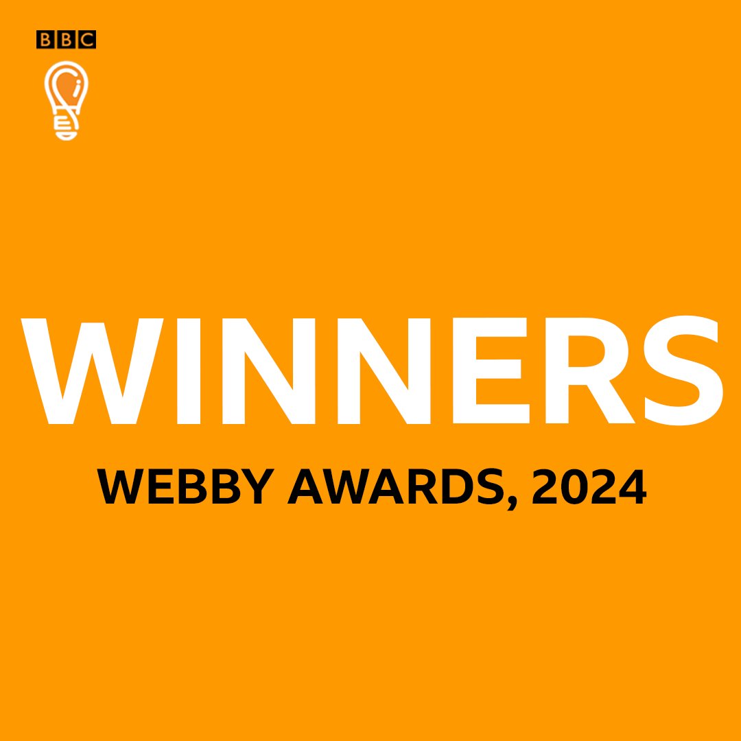 So delighted to share that @BBCIdeas has won Best Science & Education video channel in @TheWebbyAwards 🎉 and Best Science & Education video 🥳