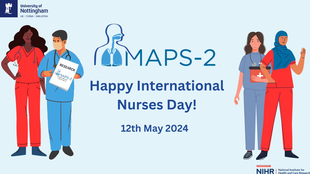maps2trial's tweet image. A very happy international nurses day 2024 to all the nurses working across the MAPS-2 sites (and beyond!). A huge thank you for all that you do for your patients and our trial! 👏🙏😁 🎇 #internationalnursesday2024 #strokeresearch #thankyounursingstaff