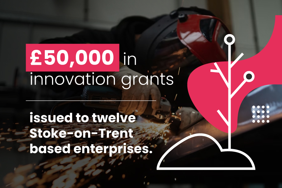 Our Promoting Innovation Pathways programme is currently offering fully-funded innovation grants to SMEs in Stoke-on-Trent. 12 businesses have already seized this opportunity, securing a combined £50,000 in support during the first three months alone. Find out more and apply 🔗…